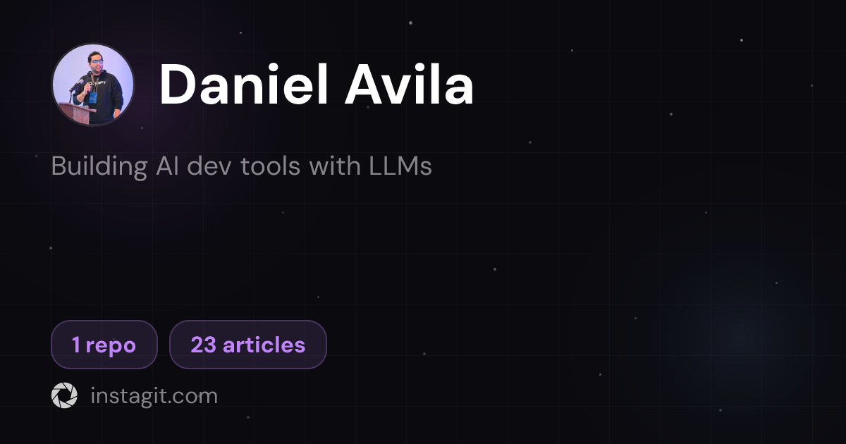 Daniel Avila | Knowledge Base | Instagit