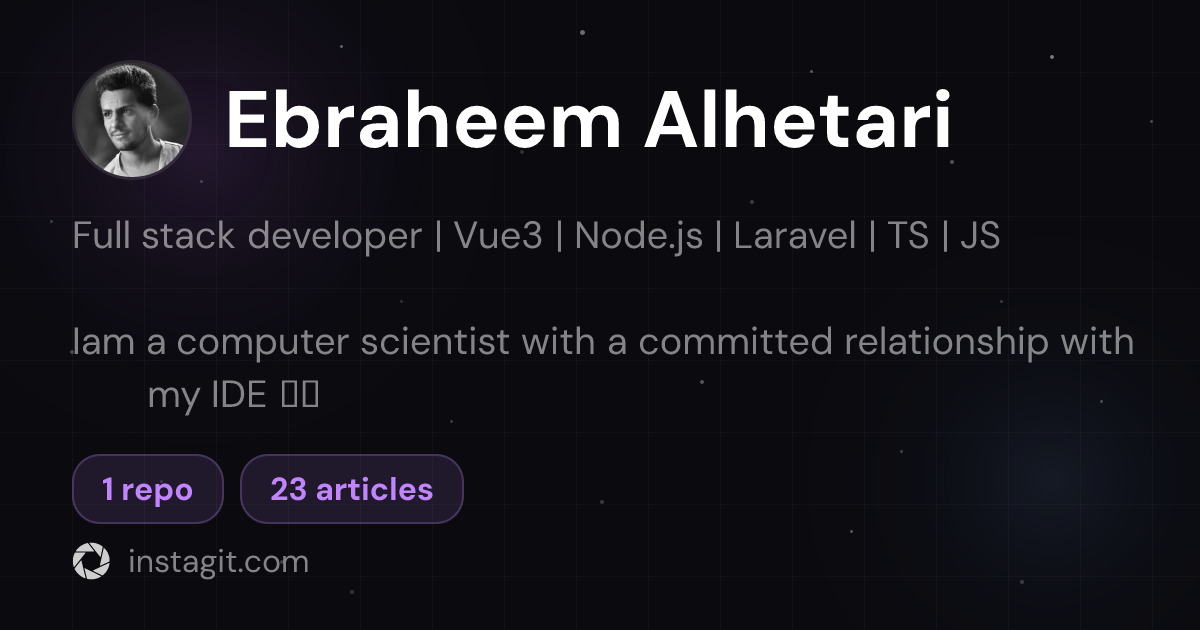 Ebraheem Alhetari | Knowledge Base | Instagit